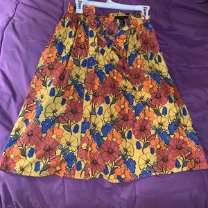 Flowered skirt